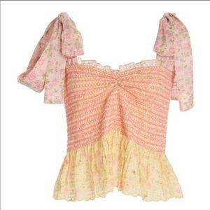 NWOT LoveShackFancy Bucky Top L